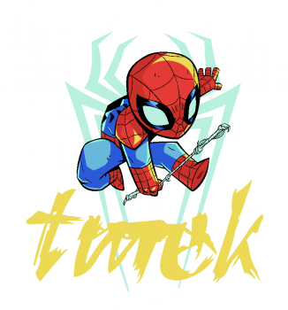 蜘蛛侠图案-公开区-dfv印花设计网-高清烫画图案-烫画图片设计平台